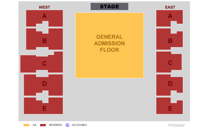Salem Football Stadium Concert Layout