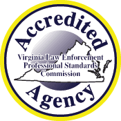 Accredited Agency with picture of Virginia State in the background.
