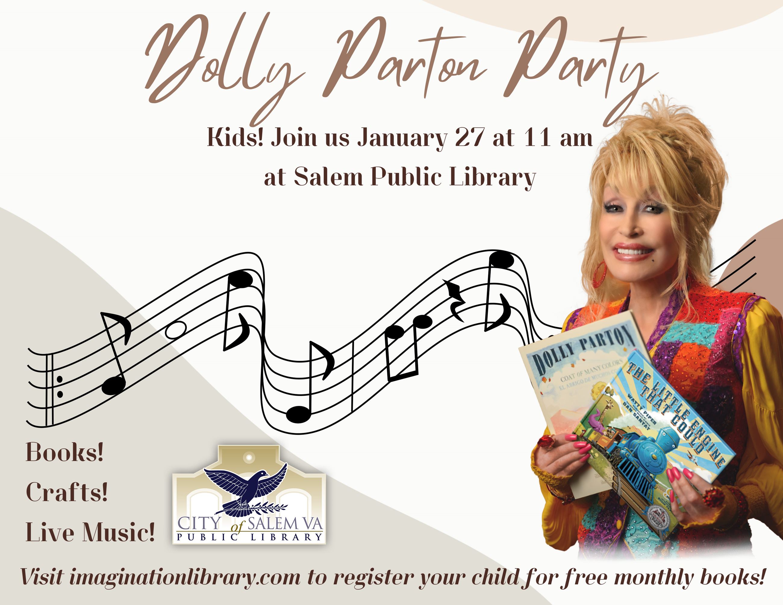 Dolly Parton Party Sheet Information